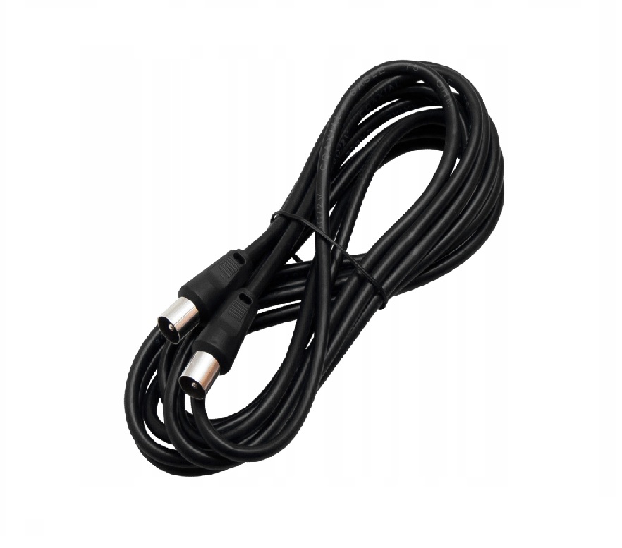 antenní kabel 3m  k TV s konektory samec - samec - 50 Kč