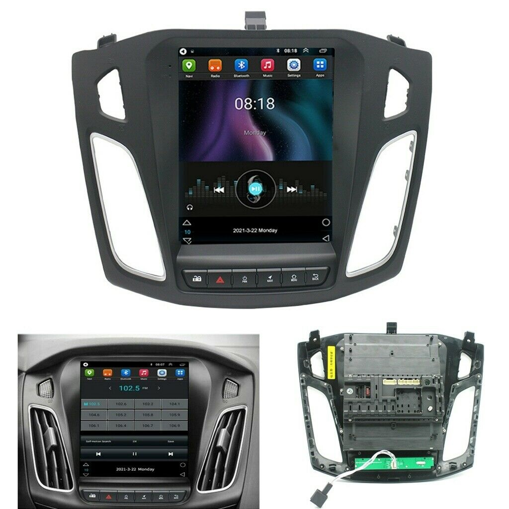 9.7" LCD Autordio - Android 13, Ram2GB+64GB s GPS, WiFi, BT, FM RDS, Vertikln Obrazovka pro Ford Focus 2012-2015