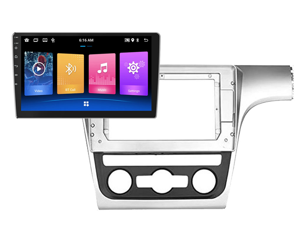 2DIN Autorádio 10palců LCD A2752 Android 10 s rámečkem A7354 pro Volkswagen Passat 2012