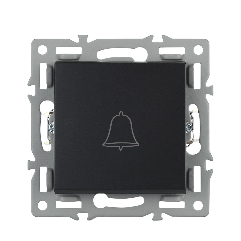 modul MDZ01 Zvonek, plast �ern� pro r�me�ek 82mm