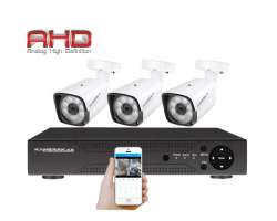 3 kamerov AHD set WN3-60A 2Mpx 1080p, H.265, CZ menu - 99999 K