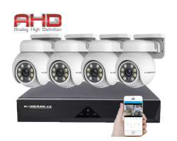 4 kamerov AHD set PTZ4-80E 5Mpx 1920p, H.265, CZ menu - 7490 K