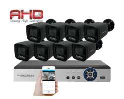 8 kamerový AHD set HE8-56E 5Mpx 1920p, H.265, CZ menu - 9990 Kč