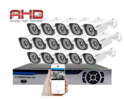 16 kamerov AHD set HE16-55E 5Mpx 1920p, H.265, CZ menu - 20890 K