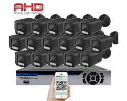 16 kamerov AHD set HE12-56E 5Mpx 1920p, H.265, CZ menu - 20290 K