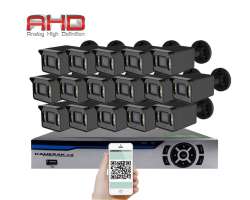 16 kamerov AHD set HE16-57E 5Mpx 1920p, H.265, CZ menu - 20290 K