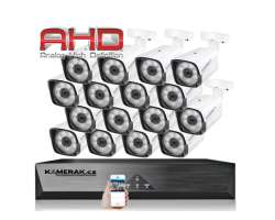 16 kamerov AHD set WN16-60E 5Mpx s mic , H.265, CZ menu - 20190 K