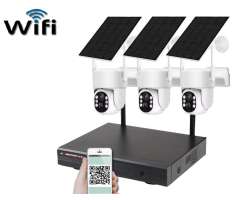 Bezdrátový solární PTZ 3 kamerový systém Wifi IP Pro WIP3-211B 4MPx, CZ menu - 7790 Kč