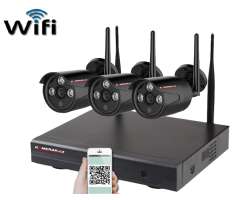 Bezdrátový 3 kamerový set WiFi IP PRO WIP3-303C-Black 5MPx, CZ menu - 5990 Kč
