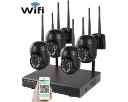 Bezdrátový 4 kamerový set WiFi IP Pro WIP4-309C Black, 5MPx,  PTZ, CZ menu - 8990 Kč