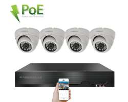 4K PoE IP 4 kamerov� set XM-402D 8MPx, CZ menu - 10290 K�