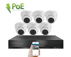 PoE IP 6 kamerov� set XM-602B 4MPx,  CZ menu - 11190 K�