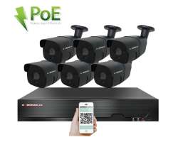 PoE IP 6 kamerov� set XM-607B 4MPx, CZ menu - 11190 K�