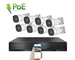 PoE IP 8 kamerov� set XM-808B 4MPx, CZ menu - 12090 K�