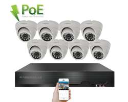 4K PoE IP 8 kamerov� set XM-802D 8MPx, CZ menu - 18890 K�