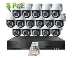 PoE IP 16 kamerov� set XM-PTZ-1620B 4Mpx, CZ menu - 35690 K�