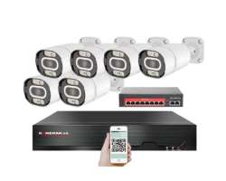 IP 6 kamerový set s externím PoE XM-603B-Ext. 4MPx, CZ menu - 10890 Kč