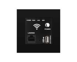 SRAN WiFi socket v r�me�ku �ern� plast - 498 K�