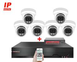 4K IP 6 kamerový set s externím PoE XM-609D-Ext. 8MPx, CZ menu - 14890 Kč
