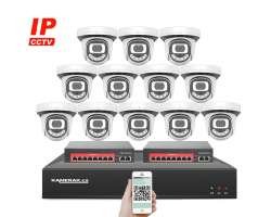4K IP 12 kamerov set s externm PoE XM-1212D-Ext. 8MPx, CZ menu - 27290 K