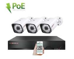 4K PoE IP 3 kamerov� set XM-301D 8MPx, CZ menu - 8390 K�