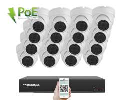 PoE IP 16 kamerov set  XM-1602B 4MPx, CZ menu - 30490 K