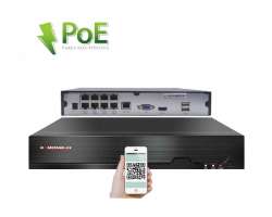 PoE NVR-7408 8CH 8Mpx, H.265 rekordr pro 8 IP kamery, CZ menu - 99999 K
