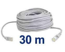 UTP síťový kabel Patch RJ45 CAT5e 30m šedý  - 248 Kč