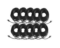 10x  UTP s�ov� kabel CAT 5e 20m �ern� - 550 K�