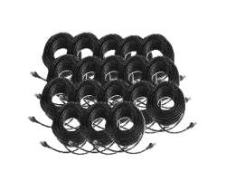 18 x UTP sov Patch kabel 20m ern - 990 K