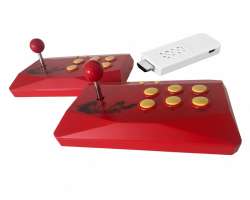 32bit HD Retro Video TV Hern� konzole bezdr�tov� 2,4G ark�dov� hern� automat - 1744 her - 1990 K�