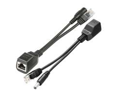 Pasivn PoE injektor + splitter kabel  pro cctv kameru  - 99999 K