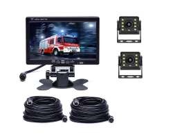 Parkovac systm TRUCK A1510, 2x 8IR LED kamera s 7" LCD displejem na palubku - 99999 K