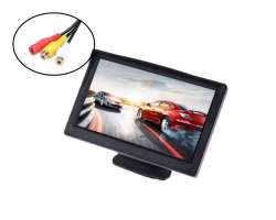 LCD 5"  monitor C0070 pro parkovac kameru,  na palubku i s psavkou na sklo - 99999 K
