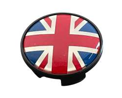 Poklika pro ALU BMW MINI COOPER vnj Ø 54mm, stedov krytka s Britskou vlajkou - 66 K