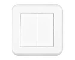 UNIC Dvojvypna lustrov sriov .5 v rmeku 82mm, plast bl - 85 K