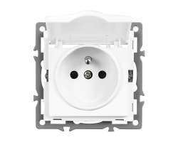 UNIC modul zsuvka MDZ230VIP44 16A s krytem IP44, bl do rmeku 82mm - 68 K