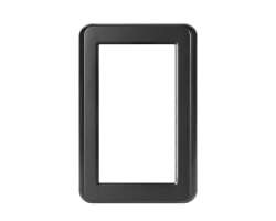 UNIC R�me�ek pro modul dvojz�suvka, 122mm plast �ern� - 39 K�