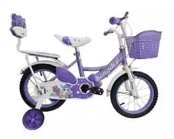 Dětské dívčí kolo UBCYC-10 velikost 14" fialové - 2390 Kč