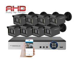 8 kamerový AHD set HE8-57E 5Mpx 1920p, H.265, CZ menu - 9990 Kč