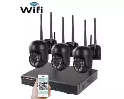 Bezdrátový 3 kamerový set WiFi IP Pro WIP3-109B, Black, 3MPx, PTZ, CZ menu - 6090 Kč