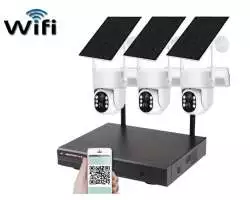 Bezdrátový solární PTZ 3 kamerový systém Wifi IP Pro WIP3-211B 4MPx, CZ menu - 7790 Kč