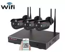 Bezdrátový 3 kamerový set WiFi IP PRO WIP3-303C-Black 5MPx, CZ menu - 5990 Kč
