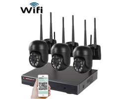 Bezdrátový 3 kamerový set WiFi IP Pro WIP3-309C Black, 5MPx,  PTZ, CZ menu - 8590 Kč