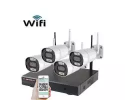 Bezdrátový 4 kamerový set WiFi IP PRO WIP4-105B 3MPx, CZ menu - 6290 Kč