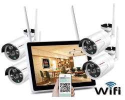 Bezdrátový 4 kamerový set WiFi IP PRO WIP4-152B 13"LCD, 3MPx, CZ menu - 9690 Kč