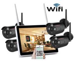 Bezdrátový 4 kamerový set WiFi IP PRO WIP4-153B-Black 13"LCD, 3MPx, CZ menu - 9690 Kč