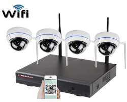 Bezdrátový 4 kamerový set WiFi IP PRO WIP4-304C 5MPx, CZ menu - 7390 Kč