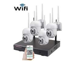 Bezdrtov 4 kamerov set WiFi IP Pro WIP4-308C 5MPx, PTZ, CZ menu - 8990 K