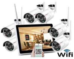 Bezdrátový 6 kamerový set WiFi IP PRO WIP6-152B 13"LCD, 3MPx, CZ menu - 12190 Kč